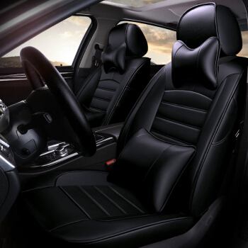 ZIP FEELING専用の皮自動車クッションを注文して全カバーの自動車クッションを注文して作らせます。四季通用のBMWアウディQ 3エンビジョンホーバーH 6専用シートカバーC 08神秘的な黒-豪華版