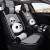 四季の氷の糸の自動車のシートカバーのフルバックのアニメの自動車の座布団のかわいい車内の座席カバーの女性の座席カバーのパンダのトヨタRAV 4クラウンのカローラの威驰FS凱美瑞はまぶしい雷を送って楽しみます。