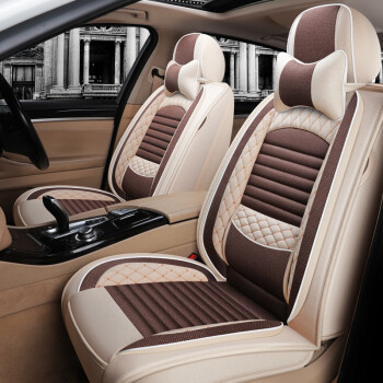 傲程自動車クミント新型亜麻布芸通気性全カバー春夏小型車suv 5席专用シーベルトデラックス版-カレー色はアウディイA 4 L 6 LA 3 Q 5 L A 5 L A 5に適用されます。