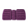 後ろの3連クッション（長い座布団を含まず、紫色以外は色をつけてください）